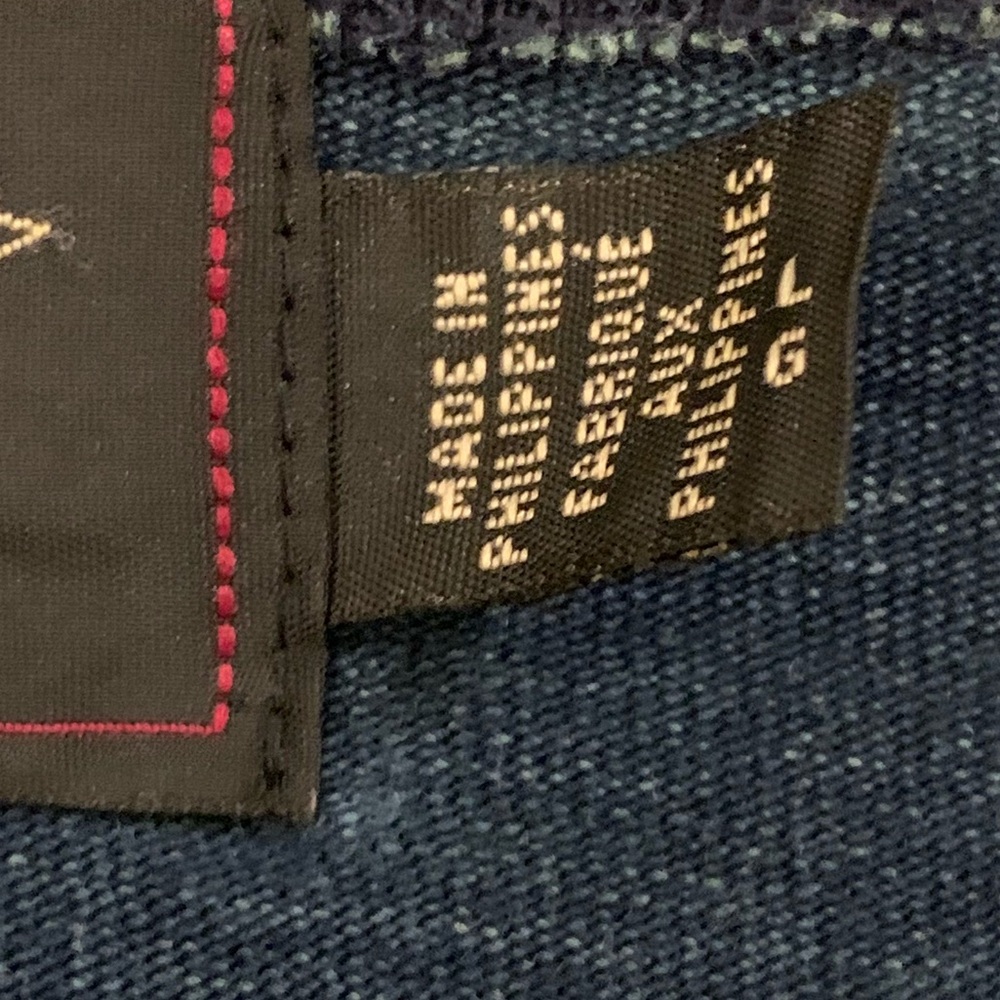 Double RRL Ralph Lauren Men Short Sleeve Crew Neck T-Shirt Blue Size L - Picture 4 of 8